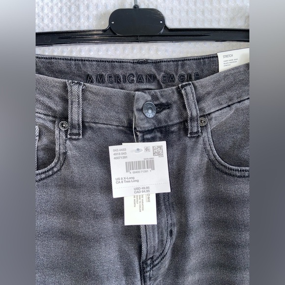 Women’s AMERICAN EAGLE Stretch curvy mom Jeans size 8 X-Long NWT - Picture 5 of 15